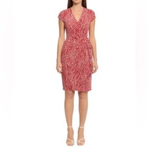 Maggy London Matte Jersey Wrap Dress